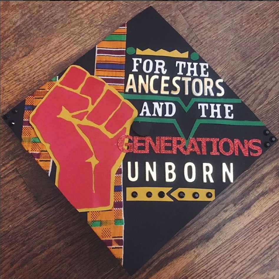 Cheers to Black Grads! 32 Of The Best Graduation Caps We've Seen This Year
